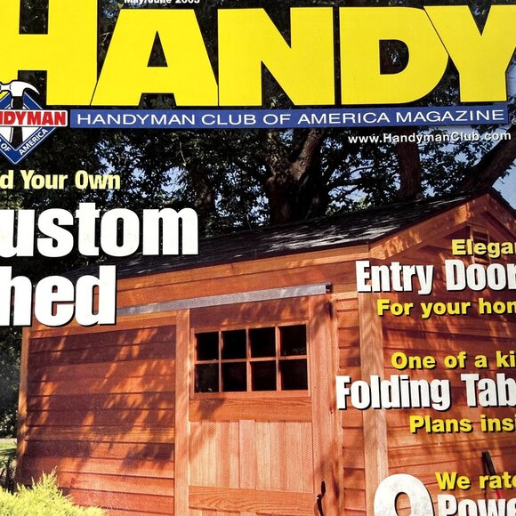 Handyman Woodworking Magazine Vol 13 Issue 70 No May Jun 2005 u Build Custom Sh - Picture 2 of 10
